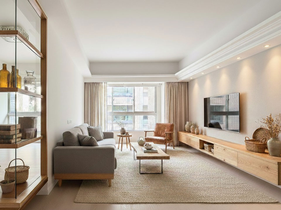 客廳空間傢俱配置 After 改造後