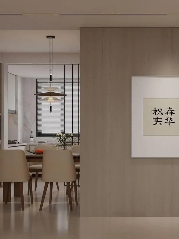 老錢風 × 侘寂風全屋軟裝設計訂製｜餐廳與廊道